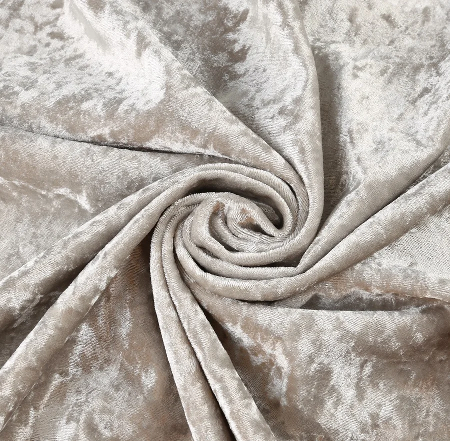 Crushed Velvet China Manufacturer 100% Polyester Sofa Upholstery Fabric Ice Crushed Velvet Fabrics