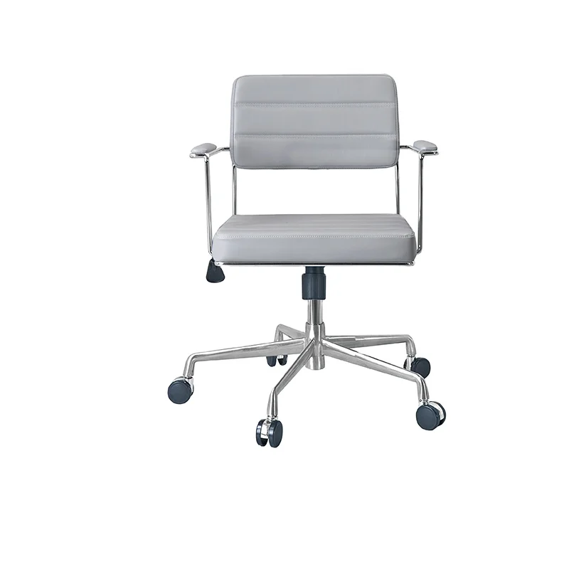 Liansheng small office chair Solid steel frame PU chair meeting Visitor revolving chair LS-526