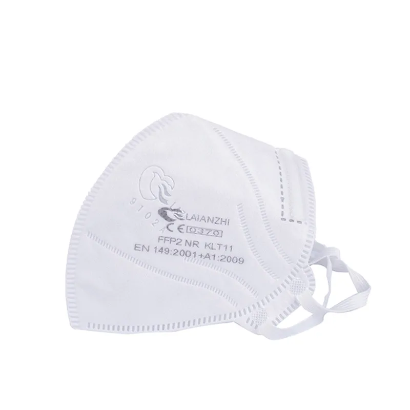 LAIANZHI Hot Selling Fold CE FFP2 EN149 KLT11 With Valve Comfortable Fit Face Mask KN95 Disposable Protective Mask