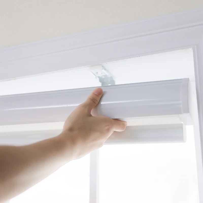 Indoor Window Treatment Double Layer Zebra Roller Blinds Banded Shades Manual Zebra Cordless Blinds