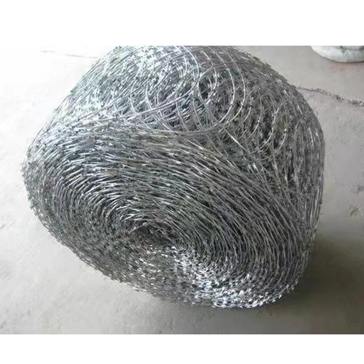 Hot Dipped Galvanized Razor Barbed Wire Fence Barbed Iron Wire Mesh