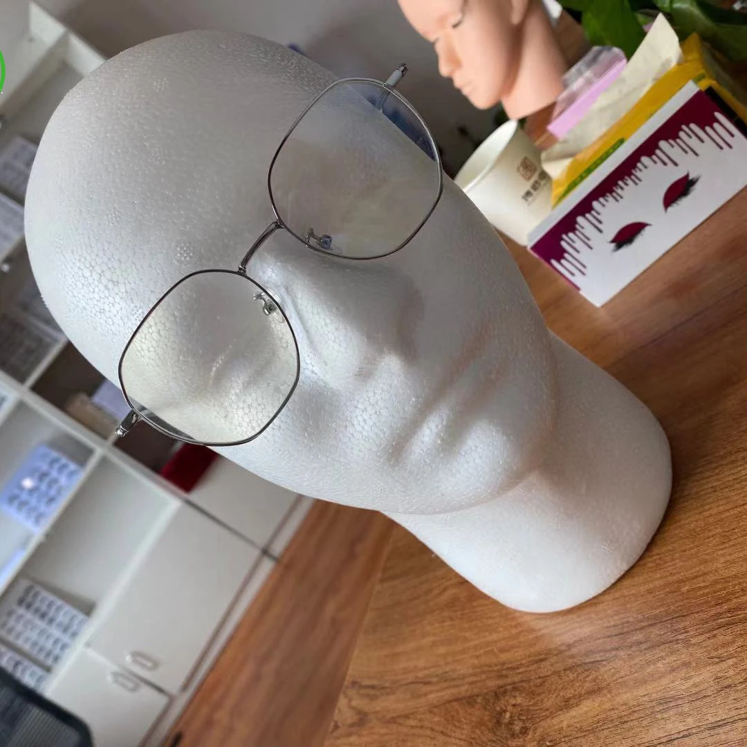 Головной убор с держателем для парика голова манекена 2021 Ziwei Ou пенополистирол длинная шея голова манекена модель бархатная Мужская для взрослых