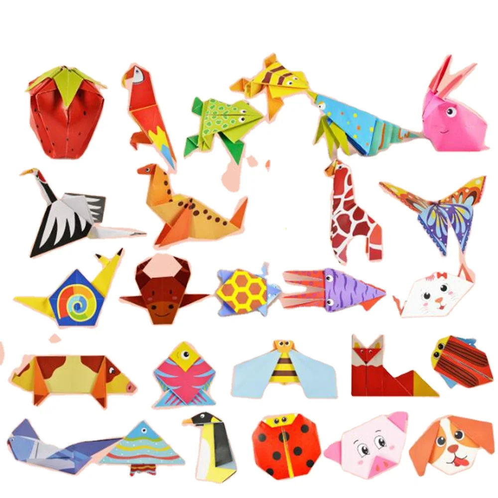 
Hot Selling Educational Toy creative animal 3d Paper Craft Origami Toy 