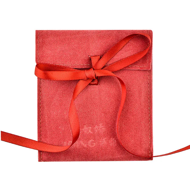 
Luxury Velvet Bag Custom Logo Printed Gift Packing Bag Drawstring Velvet Pouches For Jewellery 