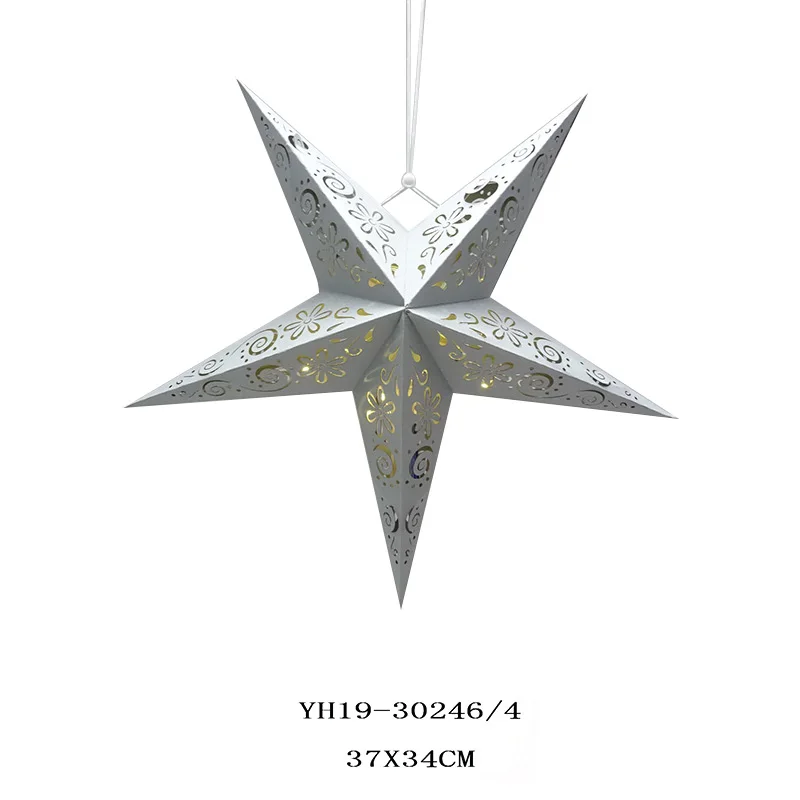 Hot sale paper flower making led paper carving lamp christmas decoration