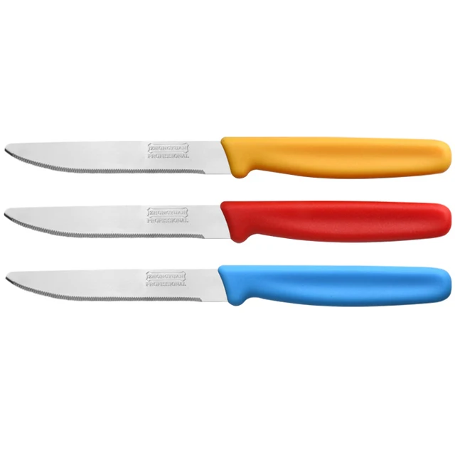 Best Food Grade 3 Piece kitchen Stainless Steel Meat Cutting Steak Filet Knife Set