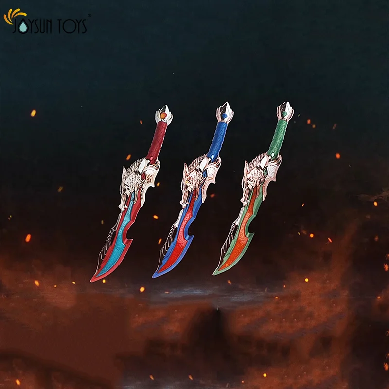 Electronic Luminous Weapon Toy Plastic  Sword Knife Shape Axe Toy  Light Sword Samurai Knife Toy