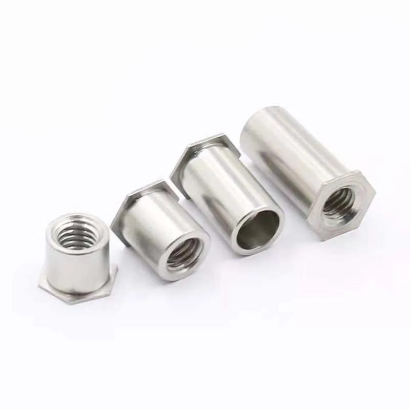 Fastener Pressure Riveting Stud Types Led Standoffs Copper Hex Nut Standoff