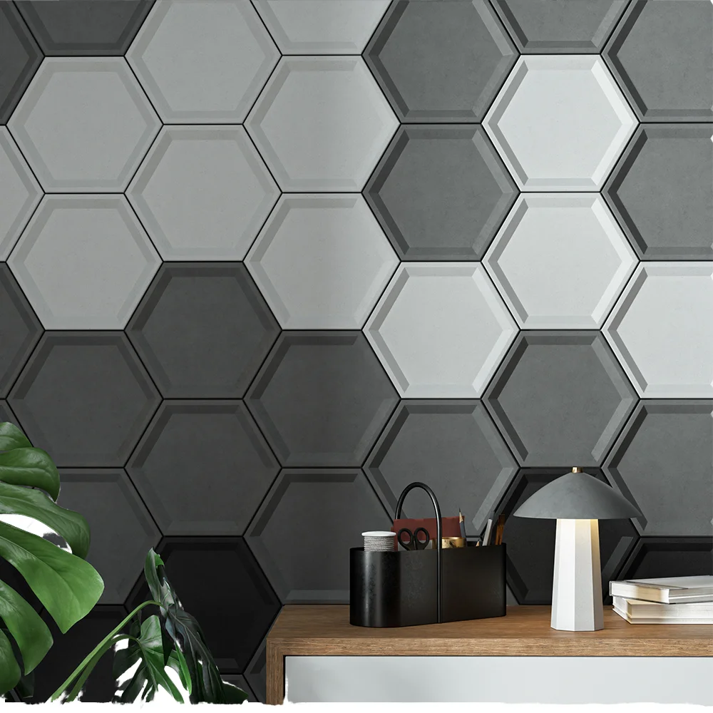 Manufacturer Direct Sale Luxury Modern Concrete Three-Dimensional Wall Tiles Custom Hotel Bar Decor for Home Art Wholesale