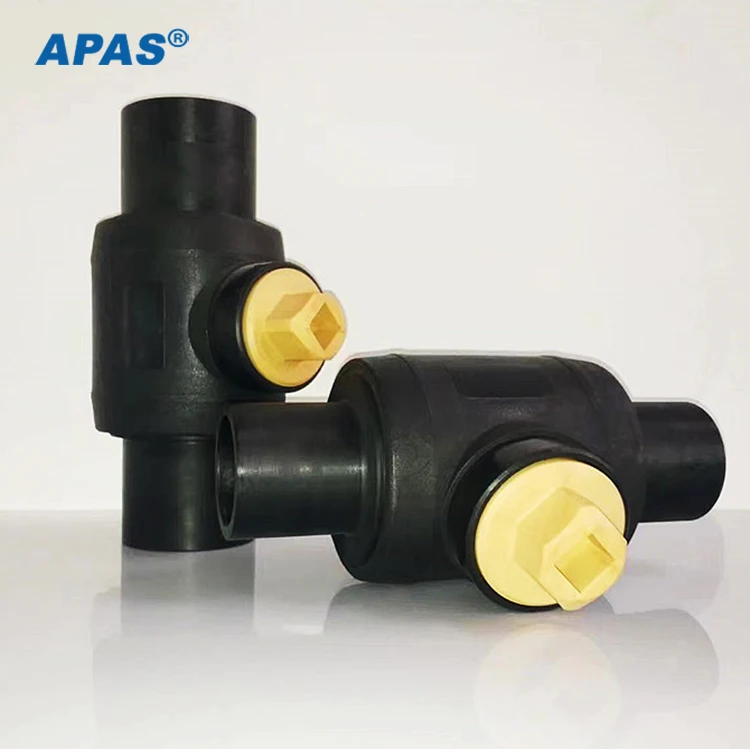 APAS China Factory Price All Types HDPE Pe Pipe Fitting  Fittings  For water supply drainage HVAC Aquaculture Gas Submarine