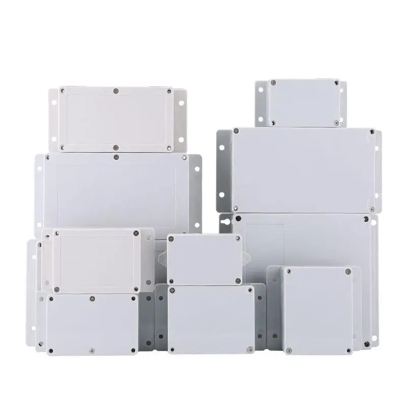 Datai Plastic IP65 Dustproof Electrical Project Case with Fixed Ear Junction Box Waterproof Enclosure