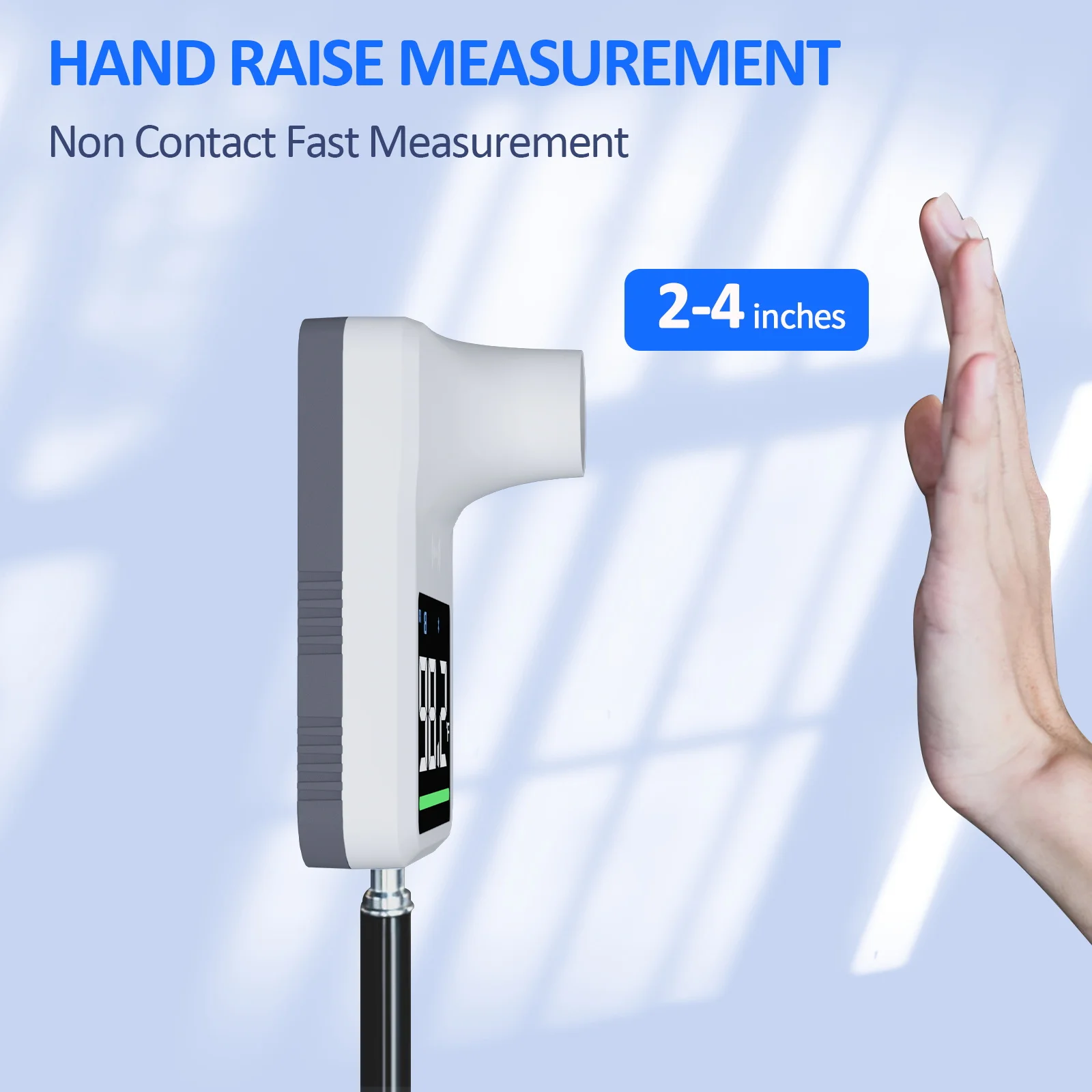 Cheap Q3mm temperature measuring instrument, with LCD thermometer indication
