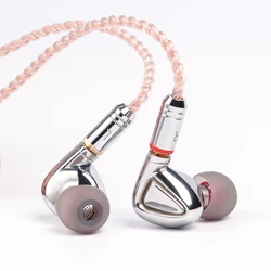 TIN P1 Heavy Bass Stereo DJ Metal In Ear Earphones MMCX Detachable Cable