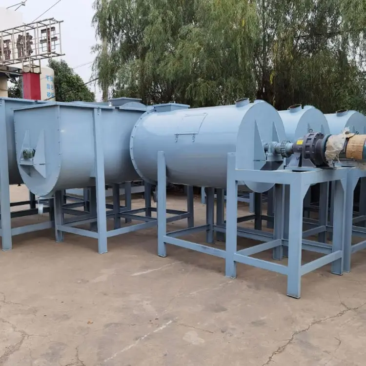High Performance dry powder mortar horizontal continuous mixer machine