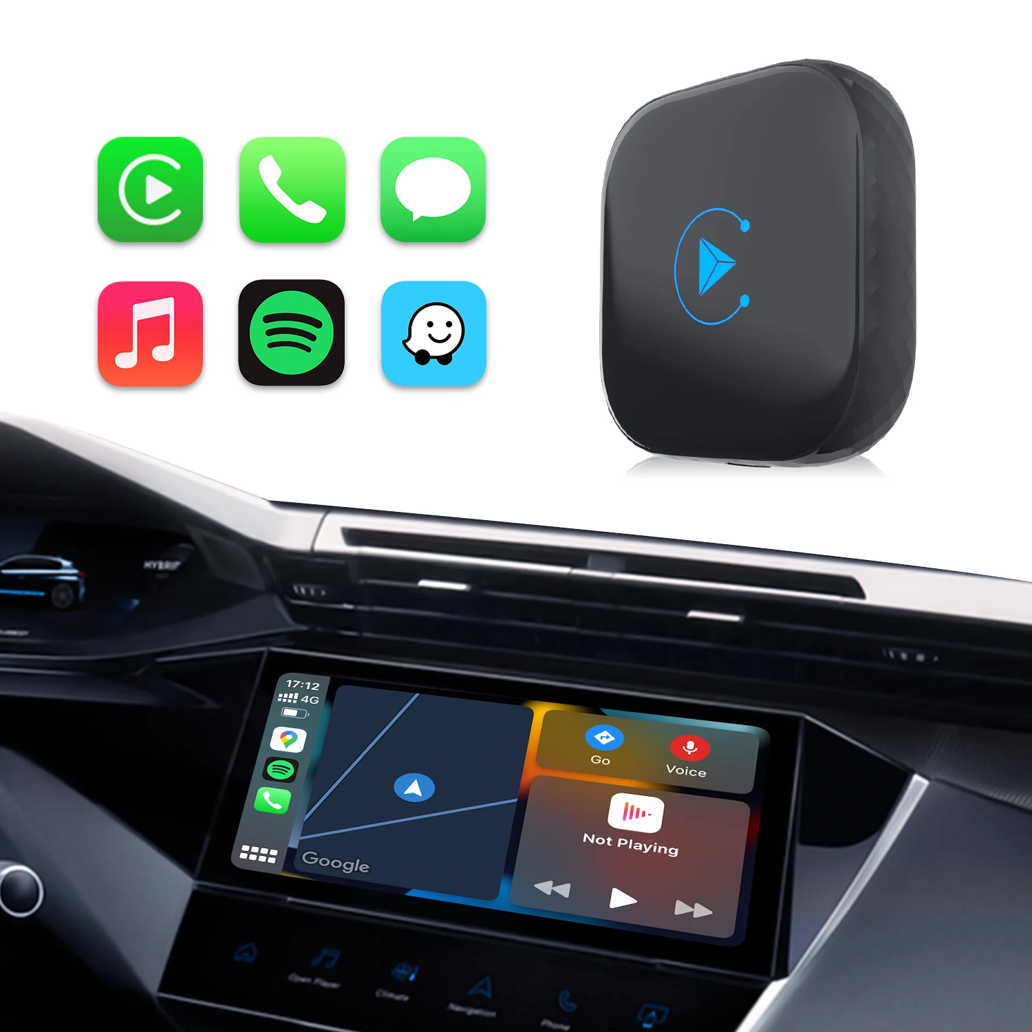 Ottocast pro wireless android auto adapter Car play wireless dongle car play ai box android appl  car smart box universal
