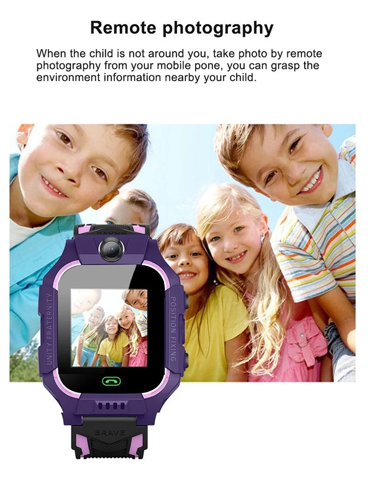 
Ousida Children smart watch phone smartwatch kids gps watch with flashlight gps function -Q528 Q88 
