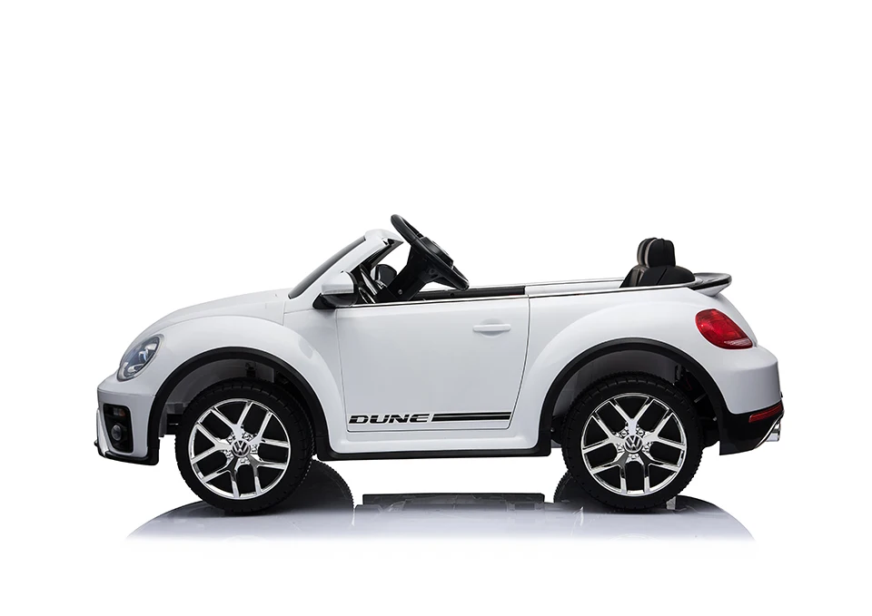 Premium Quality  Beetle Convertible Ride-on Car Licensed 2.4g Remote Control High-Low Speed Bluetooth Playback USB FM