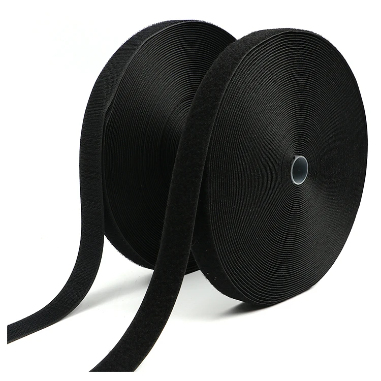 High quality self  China colored sew on hook and loop fabric and adjustable pallet hook and loop strap