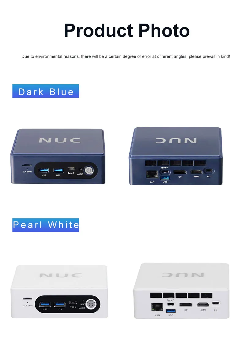INYUDA NUC компьютер I5/I7 12-й мини-ПК 16 ГБ DDR4 128 г/256 ГБ/512 SSD поддержка 4k WIFI Type-c зарядное устройство для игр офис бизнес