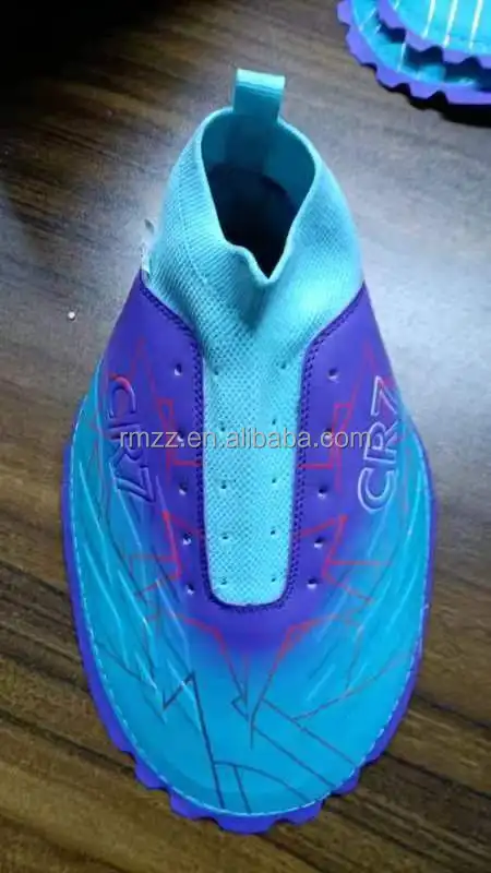 Factory price customizable comfortable football shoes leather uppers semi-finished products