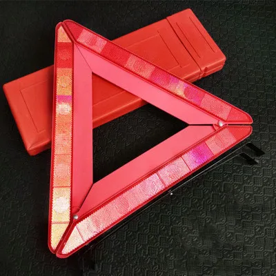 High Quality Side Road Red Breakdown Emergency Reflective Reflectors Roadside Motorcycle Truck Car Safety Warning Triangle