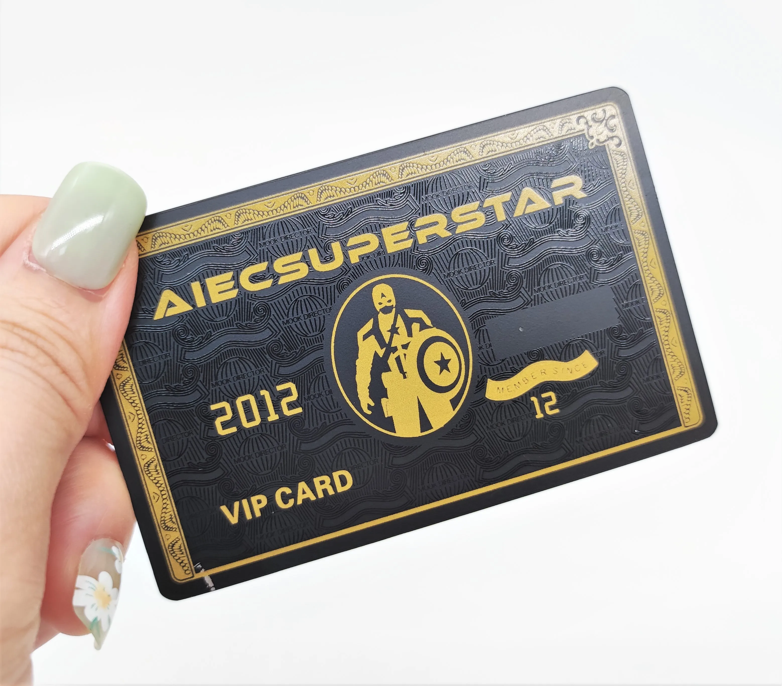 Wholesale High Quality Luxury Black Metal Business Card With Custom Logo