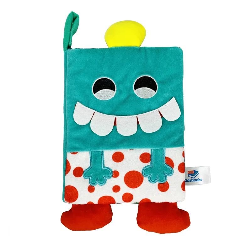 hot selling baby first book baby black and white soft cloth book baby sensory toy