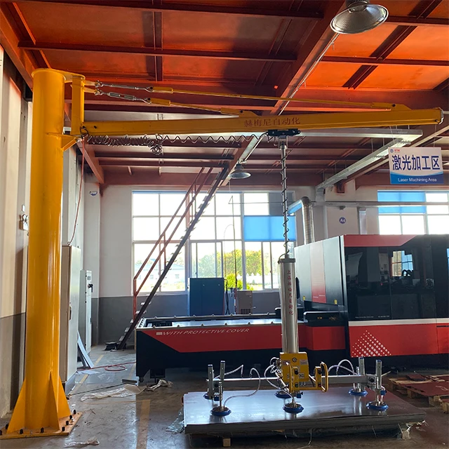 Custom production 500KG  Pneumatic vacuum lifter for sheet metal Plate suction crane