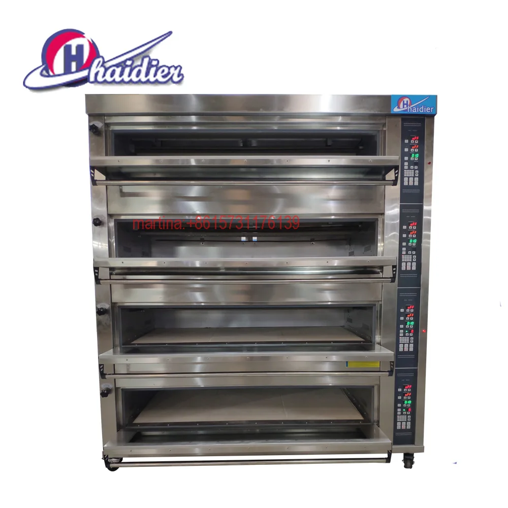 Китайское оборудование для выпечки, газовая духовка, 3 ячейки, 9 лотков, настольная духовка с паровым и каменным покрытием