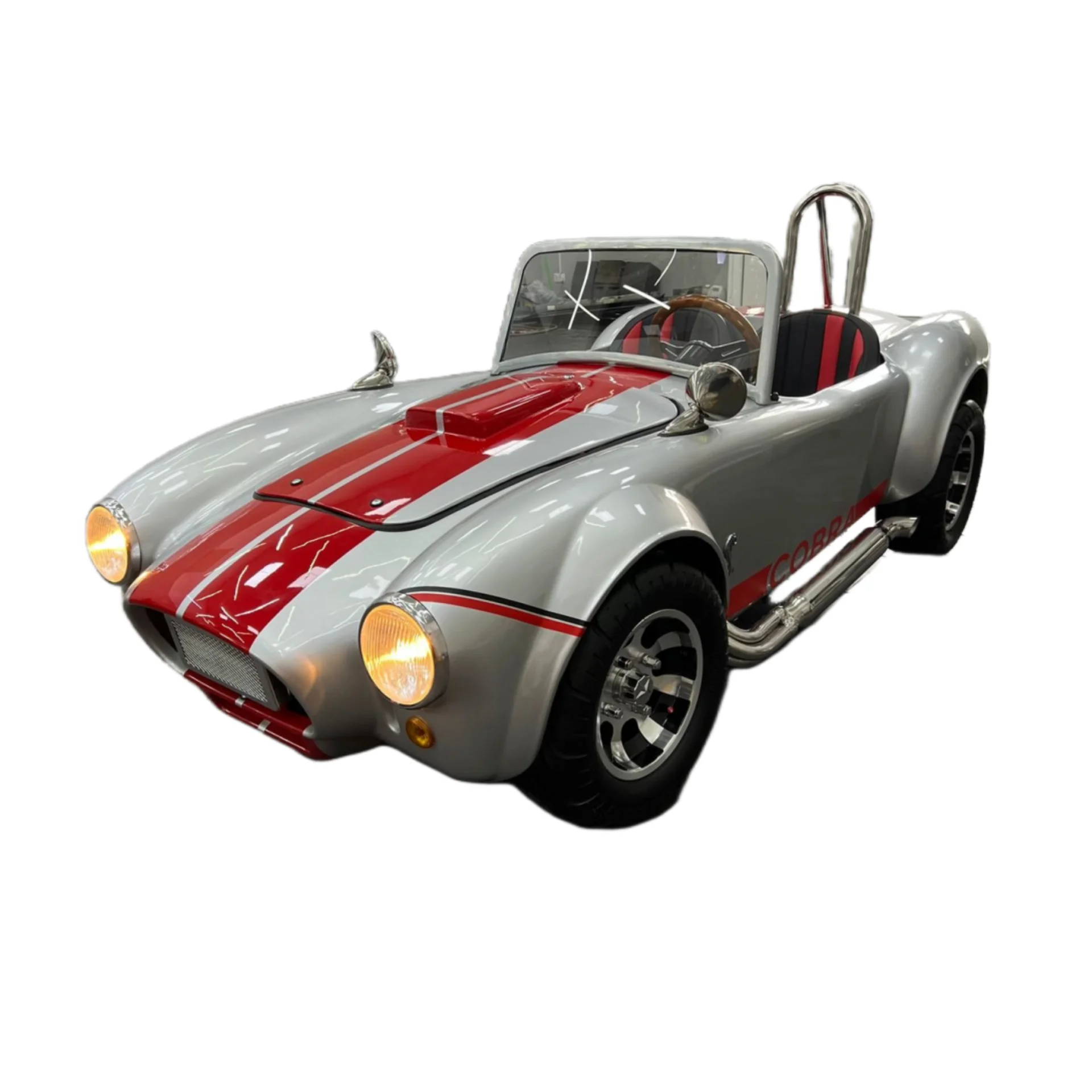 Christmas Gift 150cc Mini Cars 150cc Gasoline Cobra with High Quality 2 Seats Golf Cart Mini Hot Rod for Sale