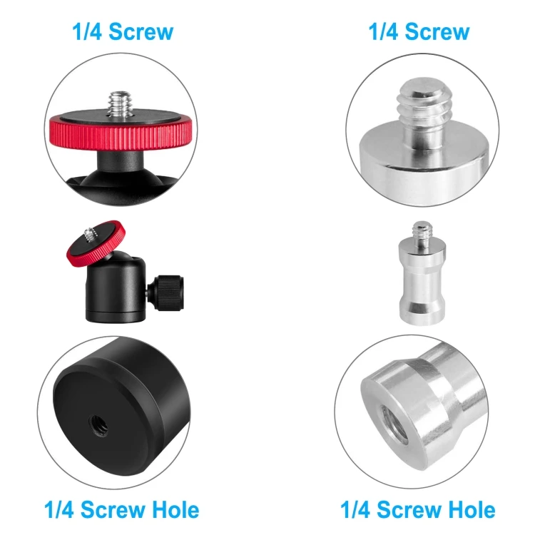 New PULUZ Camera Extension Central Shaft Rod C Clamp Mount Light Stand Monopod Holder Desktop with
