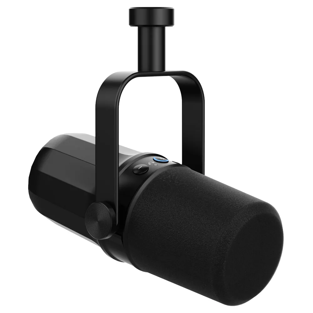 Профессиональный Черный вокальный XLR USB Подкаст потоковый MV7 SM7B кардиоидный динамический микрофон для вещания с частотным откликом