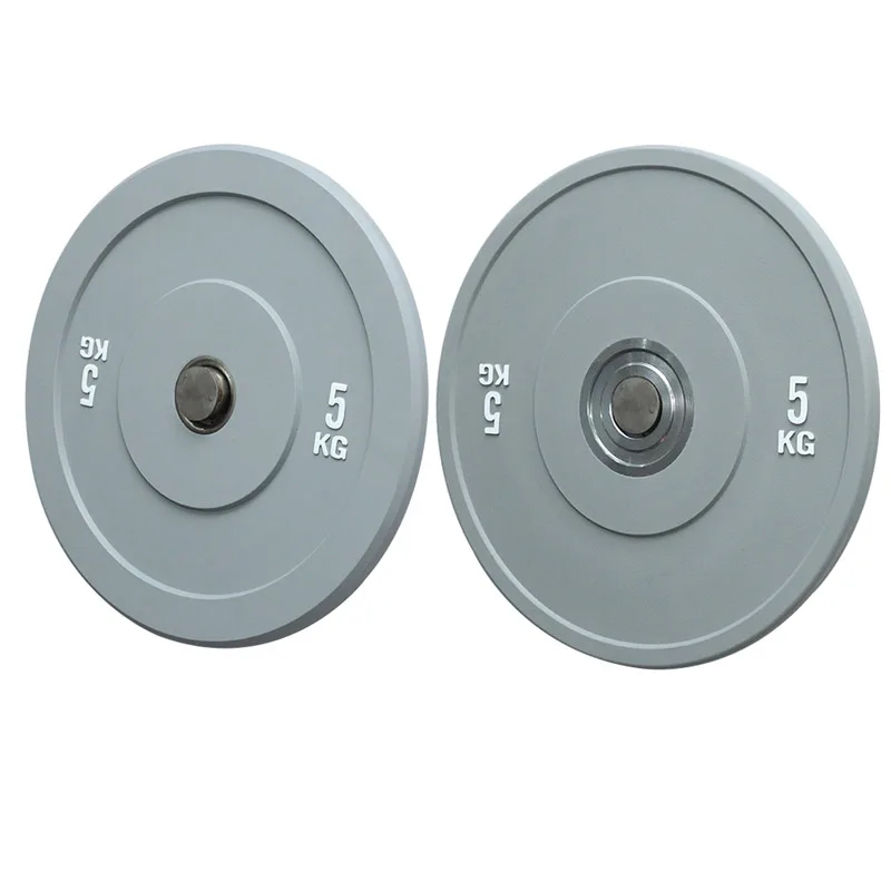 New Design Home Color Weight Plates Custom logo Gym Rubber Barbell Bumper Discs