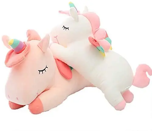 
Large Unicorn Plush Toy Soft Cotton Doll Stuffed Animal Plush Toy Cute Soft Unicorn Gift for Kids Babies Birthday 