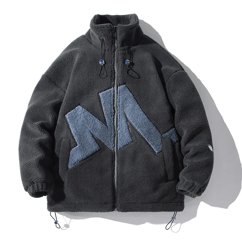 Wholesale fashion jacket Outdoor  bomber jacket custom design  Hiking sherpa  Polar Fleece Jacket man in winter