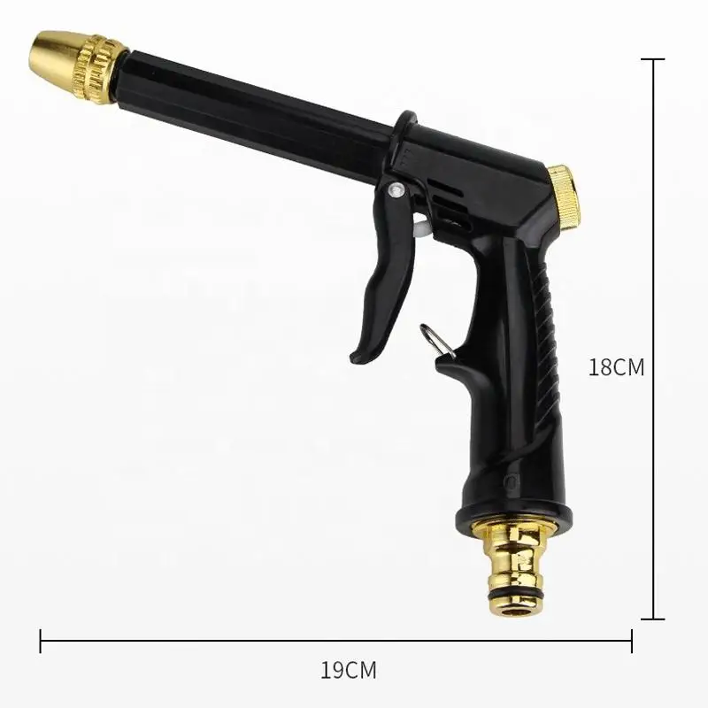 NBT 2024 Hot Selling 360 Degree Rotation Adjustable Watering Patterns Nozzle Garden Hose Car Water Gun