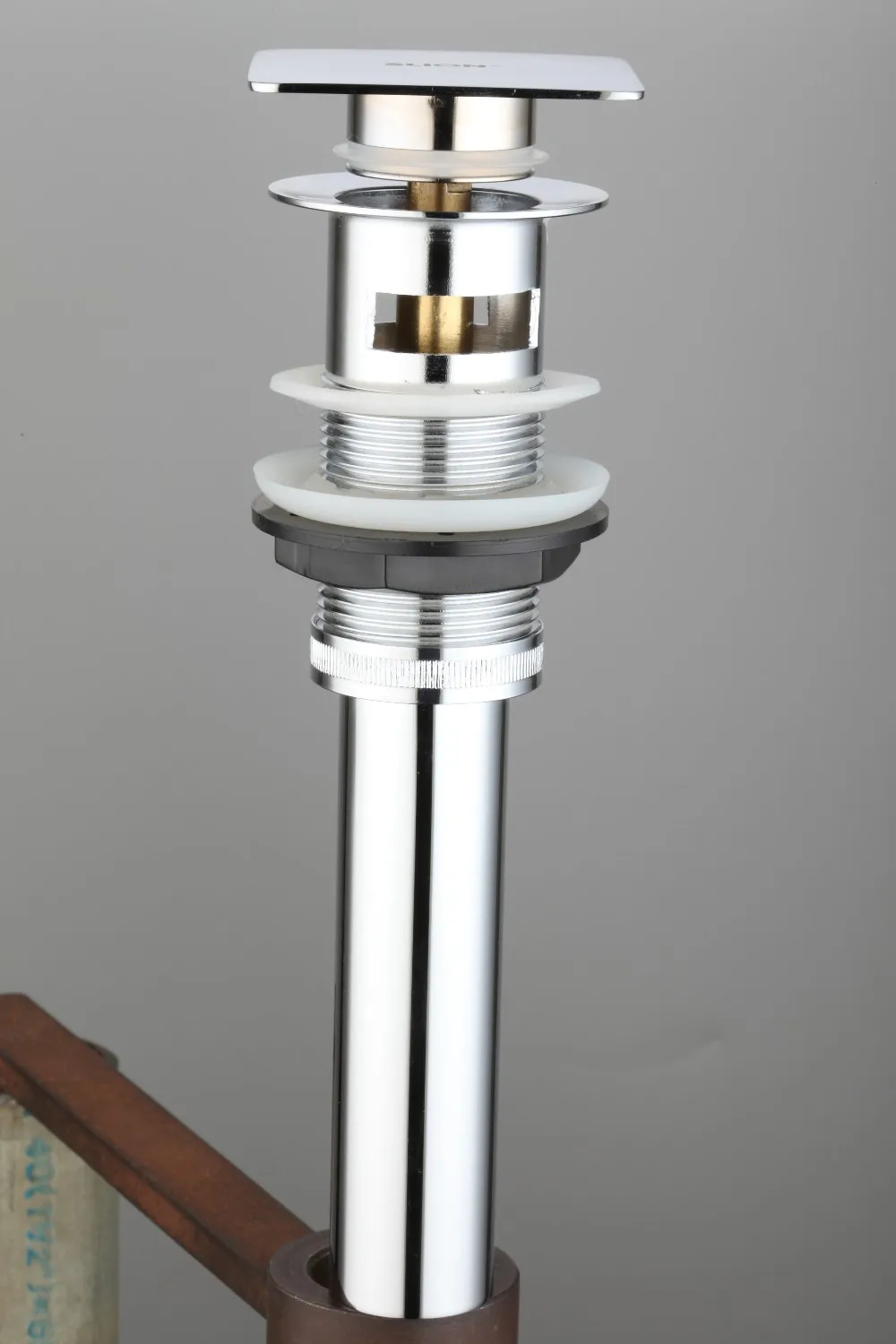 Factory Sales Durable Popular High Quality Graphic Design Modern Bathroom Wares Pop up Basin Waste with Overflow