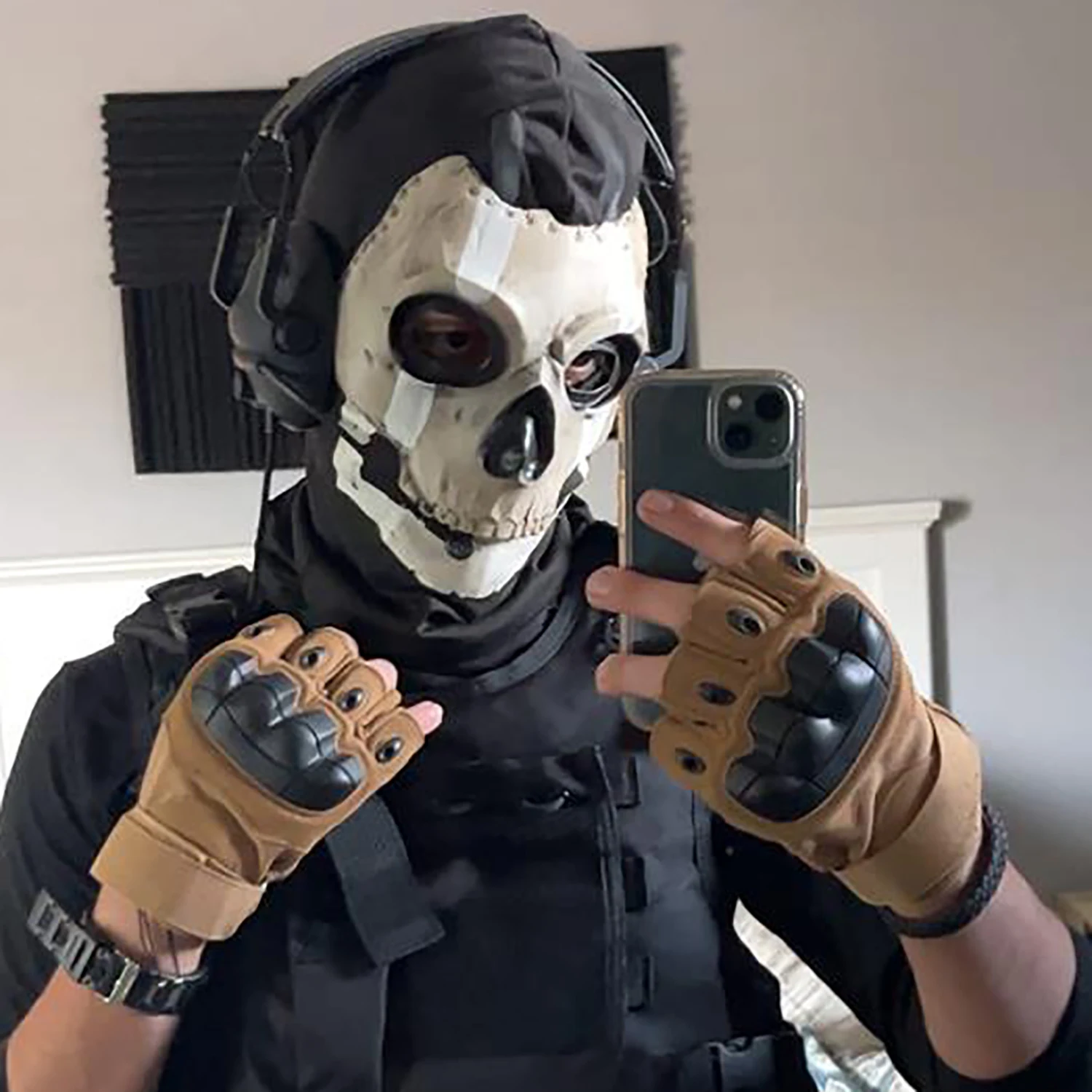 Halloween Ghost Mask Mask Scary Full Face Skull Mask Halloween Costume for Men Women