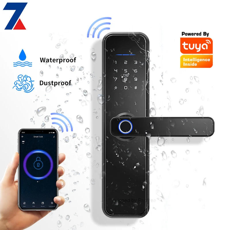  Двухсторонний цифровой Wi-Fi Противоугонный дверной смарт-замок ttlock для квартиры в домашнем