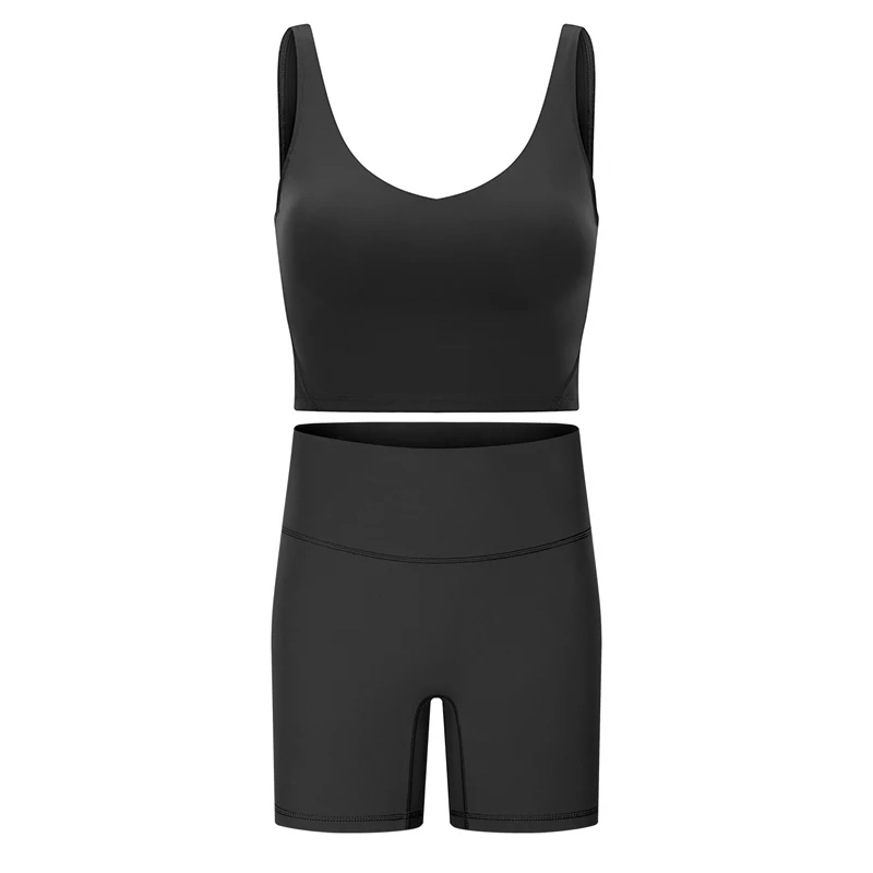 Wholesale women activewear breathable fitness yoga wear no camel toe athletic shorts for gym
