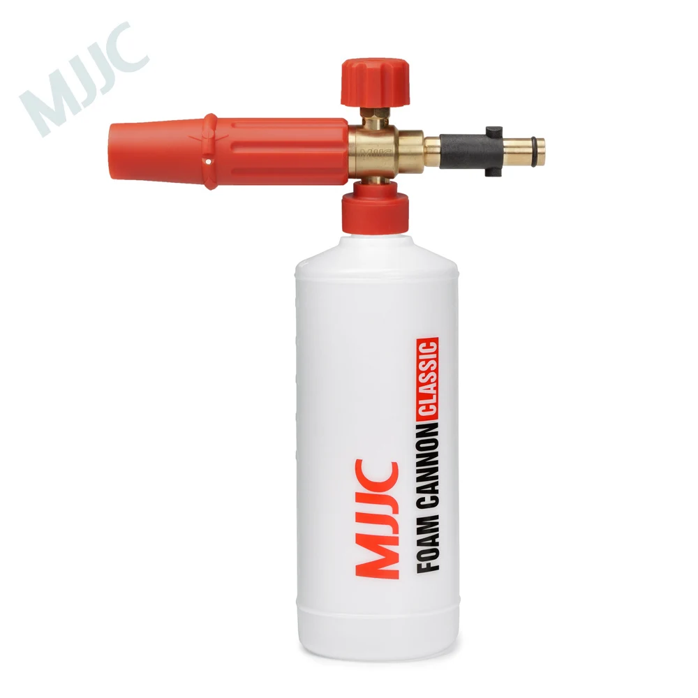MJJC Brass Snow Foam Cannon for high pressure car washer with Stainless Steel mesh filter foam lance spray gun