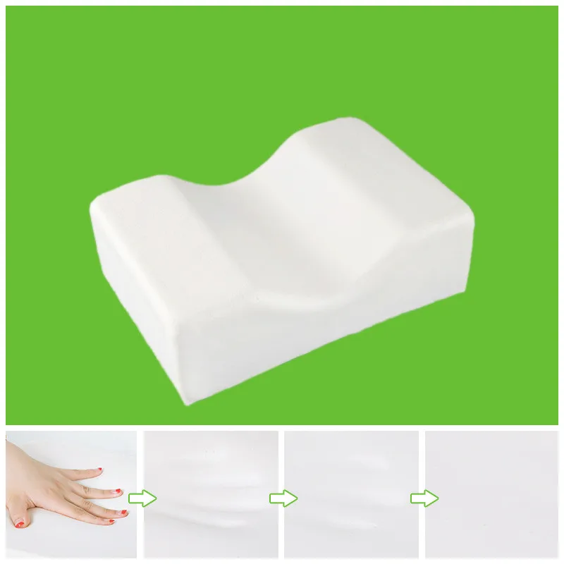 Velvet Bed Sleep Wedge Comfort Leg Rest Memory Foam Contour Knee Pillow Leg Pillow For Side Sleeper