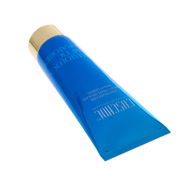 200ml white blank plastic squeeze tube packing with oriented flip top cap