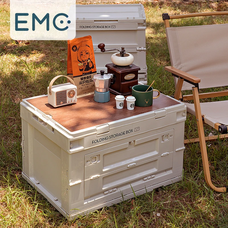 Folding basket with lid