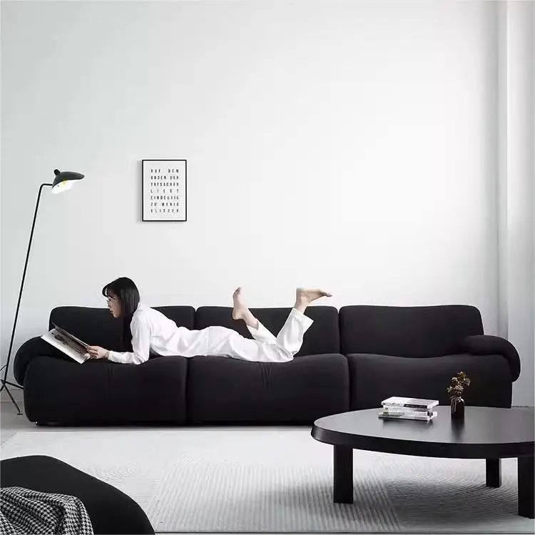 Small Apartment Living Room Corner Design Bedroom Compression Sofa Creative Combination Module Sponge Set Cross-Border Foreign