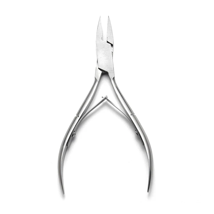 Professional stainless steel straight mouth nail nippers and cutters for nail podiatry