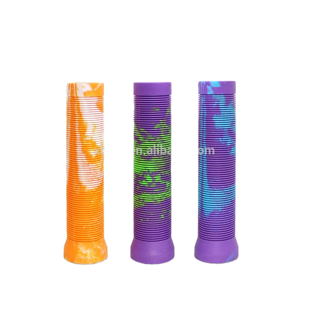 
amazing 2-mix color Bicycle handlebar grips, bike rubber or pvc grips, plastic parts 