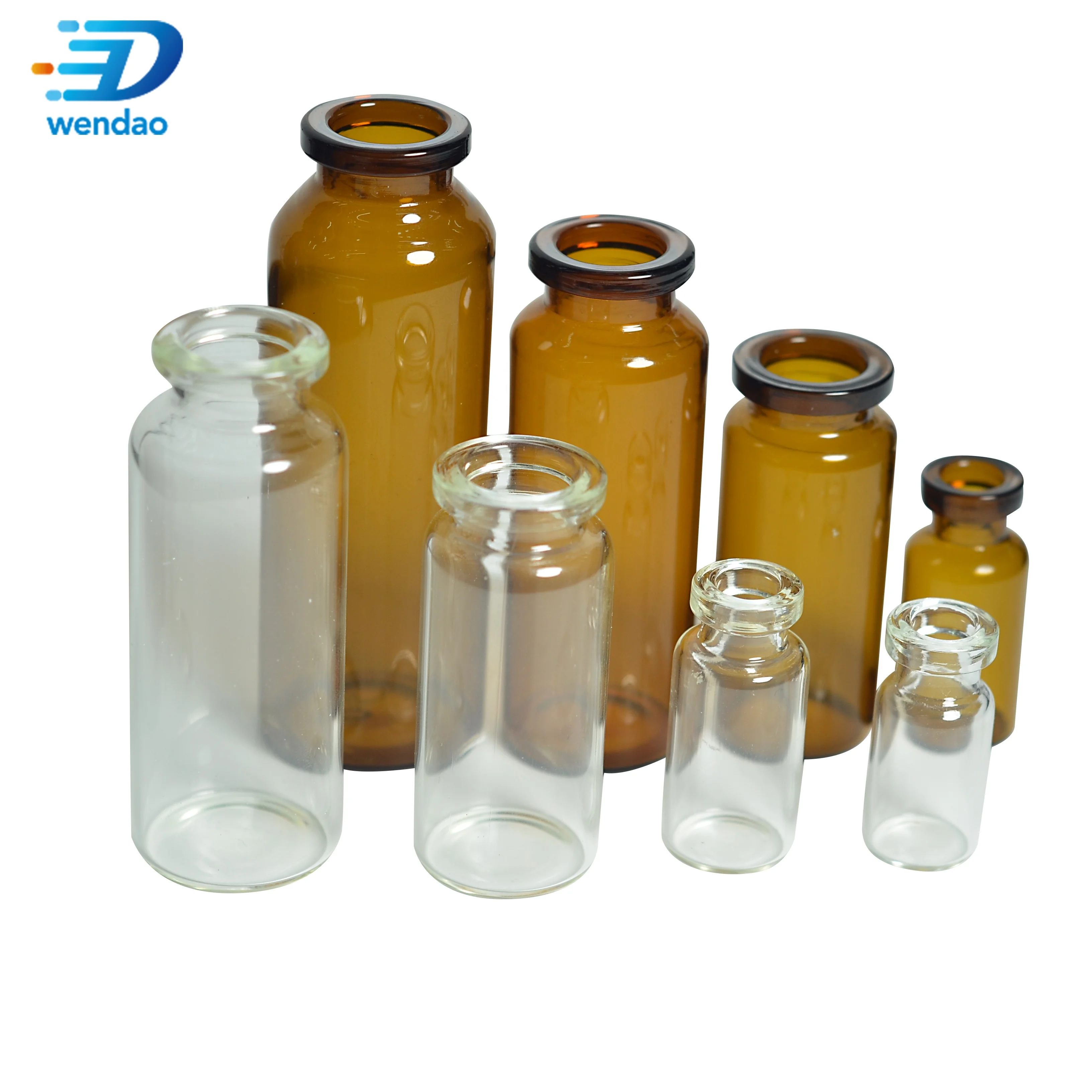 Wholesale Cheap Transparent Pharmaceutical Empty Vaccine 10 Ml Injection Glass Bottle Vials