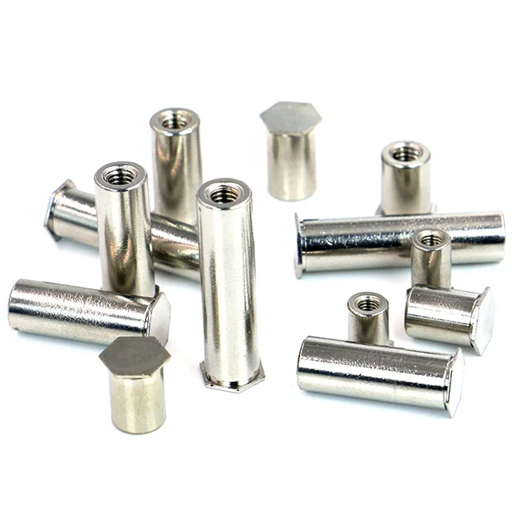 M2 -M8 Stainless Steel304Blind HoleThreaded Standoffs BSOS Self-Clinching Blind Standoffs for Sheets