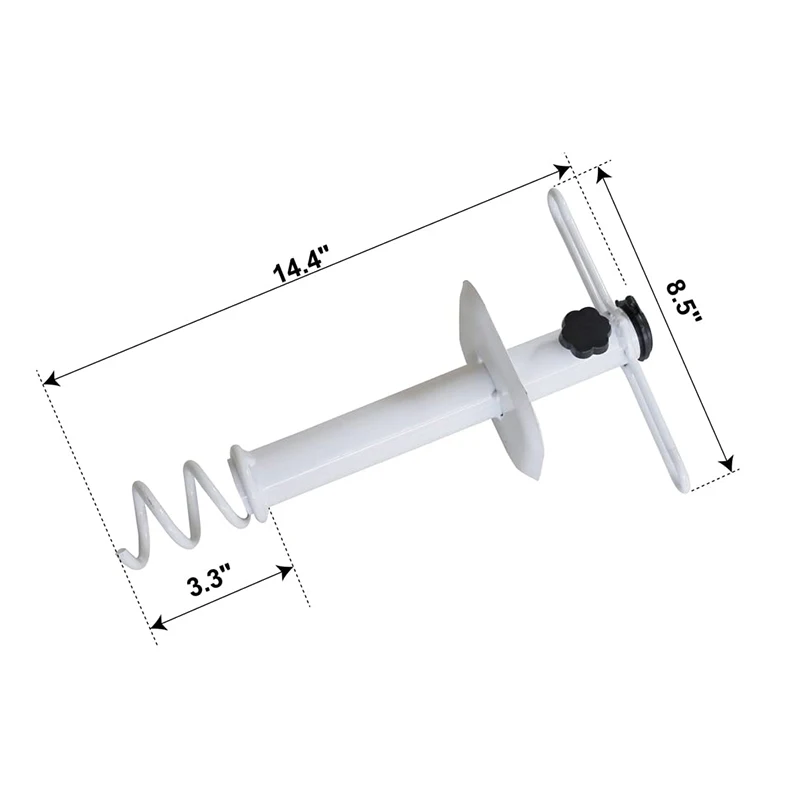 Outdoor sand ground grabber beach anchor metal stand base fishing pole holder anchor screw for umbrellas